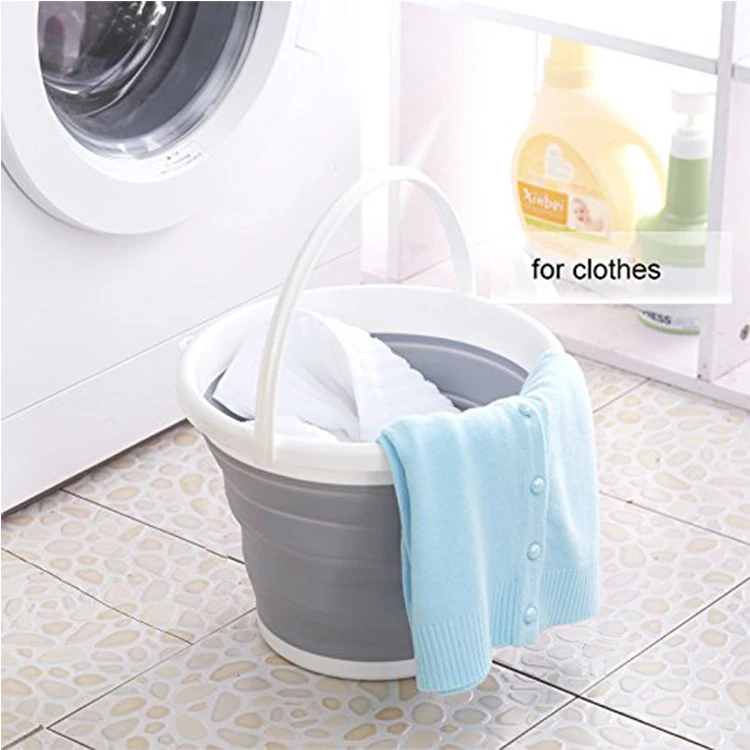 10L Collapsible Bucket Portable Folding Water Container Foldable Bucket Space Saving Bucket