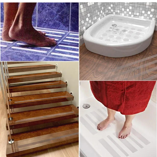 Customized Die Cut 3m 220 Clear Safety Walk Tape For Barefoot Area Anti