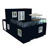 20ft combined 100m2 steel container house plans for vacation Malaysia