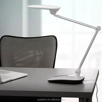 10w Aluminum 9 Level Dimmer Executive Full Spectrum Led Desk Lamp