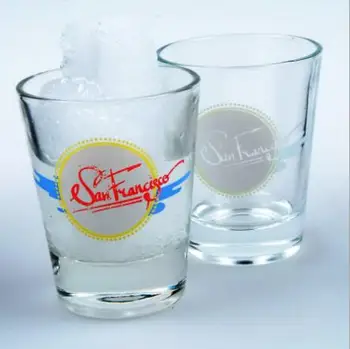 shot custom decal colored wholesale factory glass larger