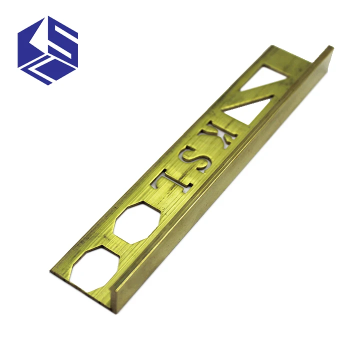 Flexible Metal Tile Trim Brass Mill Finish Tile Trim - Buy Tile Trim ...