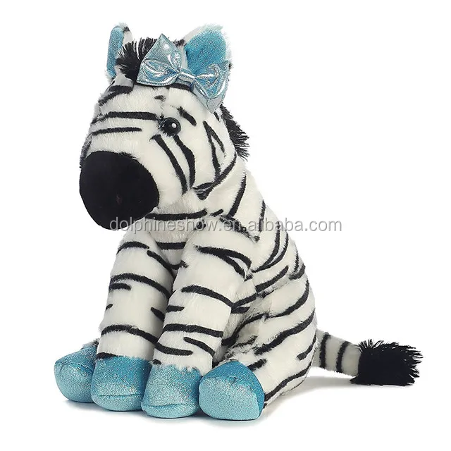 small stuffed zebra