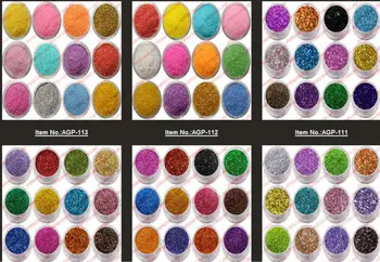 Mix Color Nail Art Laser Glitter Acrylic Powder Acryle Brand Mix Color Nail Art Laser Glitter Acrylic Powder Acryle Brand Ezflow Polish Beauty Agp