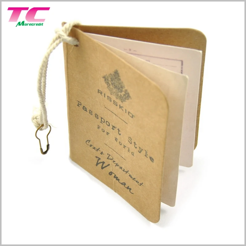 Buy Wholesale China Hang Tags For Clothing Own Logo Vintage Paper