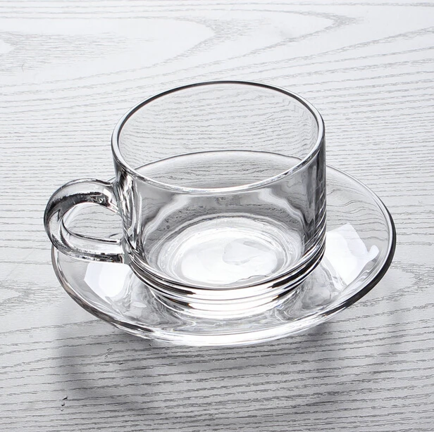Good Quality Glass Coffee Cup Set With Saucer Buy Good Quality Coffee