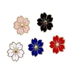 hot sale Collectable flower metal decorative colorful lapel pins
