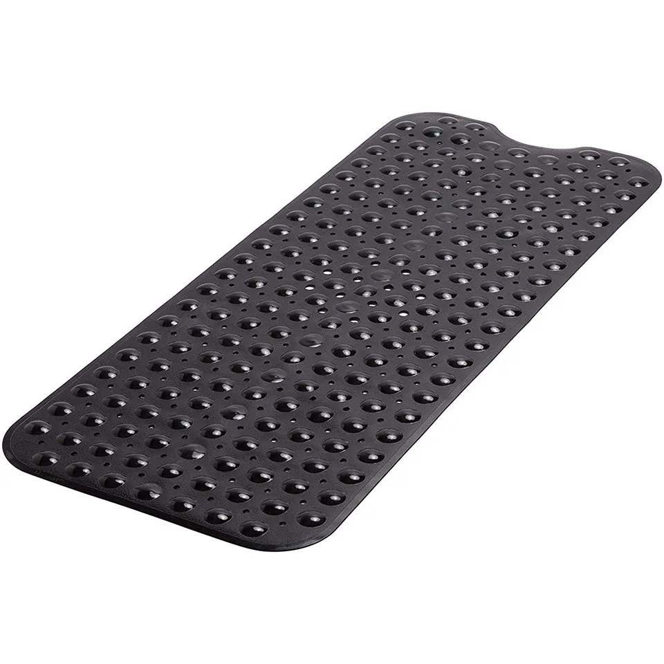 Smart Design Curved Shower Mat Anti Slip 100x40cm Bath Tub Mat