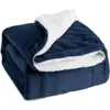 Cheap Super Soft Decorative Throw Queen Size Bed Sherpa Fleece Blanket