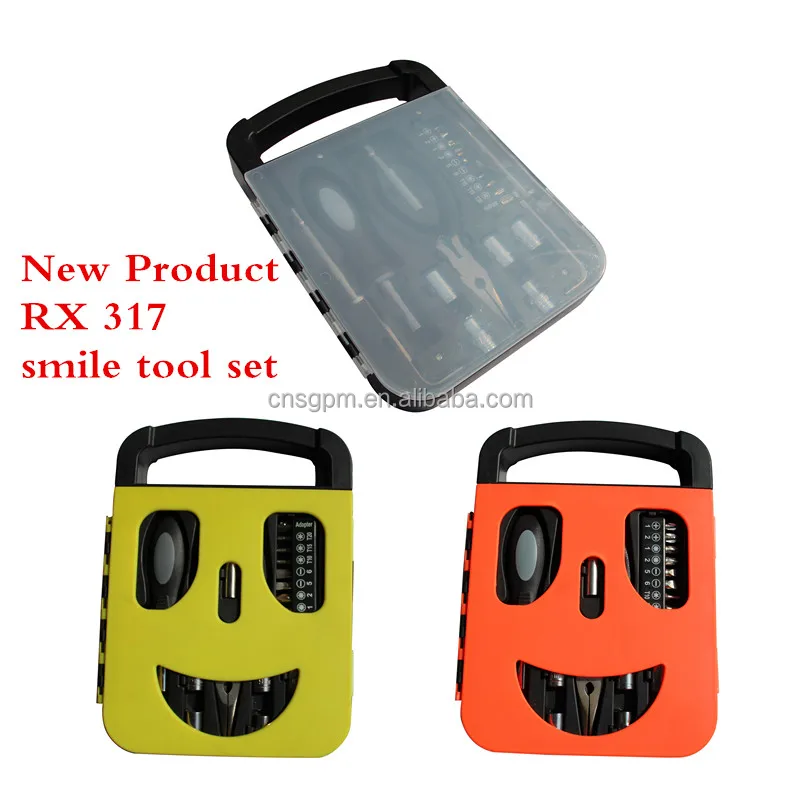 
22 Piece Smile Shaped Hand Tool Set 