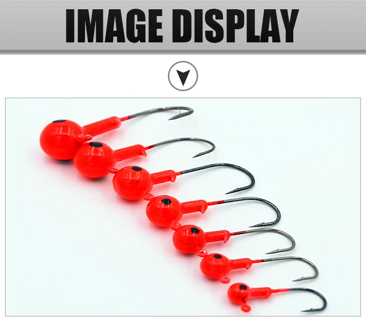 Obsession High Quality Lead Jig Head Wholesale Well Balanced Round Jig
