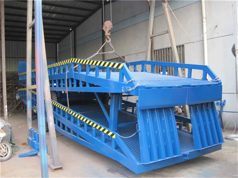 Ce Certification Mobile Hydraulic Loading Ramp /hydraulic Container
