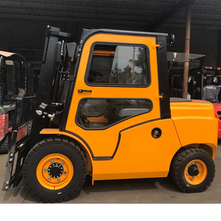 3 5ton Diesel Gasoline Forklift With Full Cabin Air Conditioner View Forklift Everlift Product Details From Ningbo Everlift Machinery Co Ltd On Alibaba Com