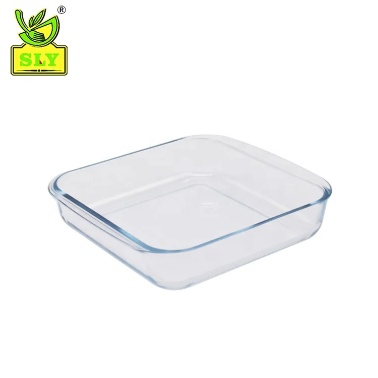 High Borosilicate Square Oven Safe Glass Baking Dish/ Glass Bakeware ...