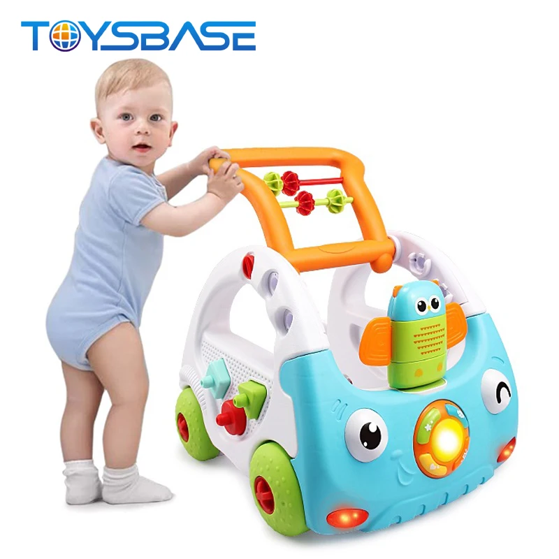 baby push walker with rubber wheels