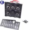 12V/24V waterproof 4gang/6gang boat marine plastic toggle switch panel, with fuse holder