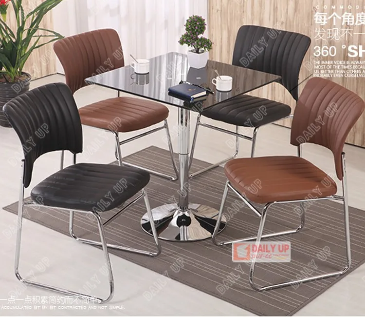 2016 Latest Dining Table Designs Height Adjustable Glass Banquet Table Mirrored Leisure Entertainment Table Top Made In China