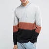 Color block hoodies Latest Sweater Designs For Men French Terry Hoodies Slim Fit Plain Men's hoodie multi color