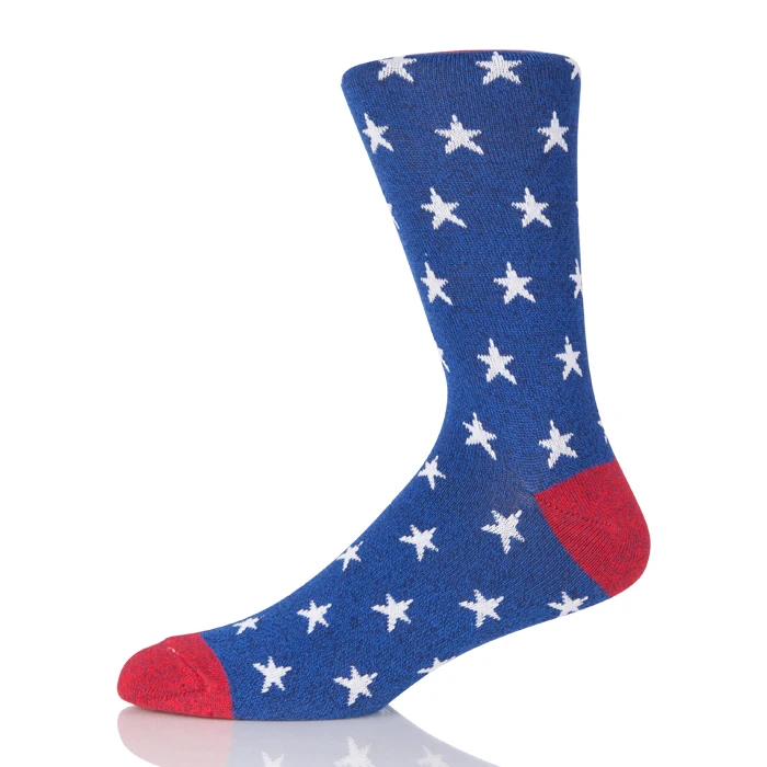 High Quality Men's Cotton Mens Socks Stars Socks Sport Compression Athletic Sock