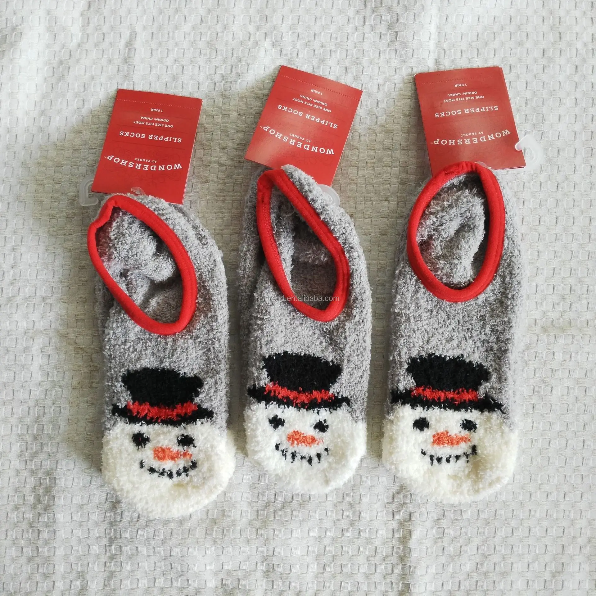 ladies christmas slipper socks