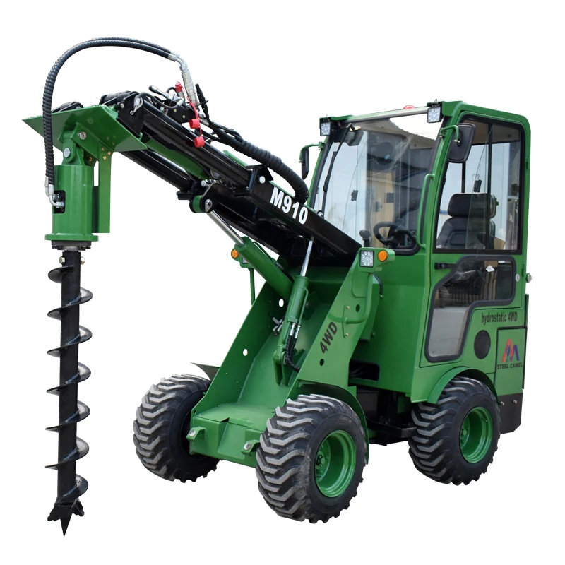 Tractor Attachment Mulcher Front End Loader Hydraulic Cylinder With Log