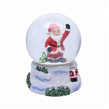 Christmas Souvenir Gift Custom Crystal Snow Globe Water Ball With Resin ...