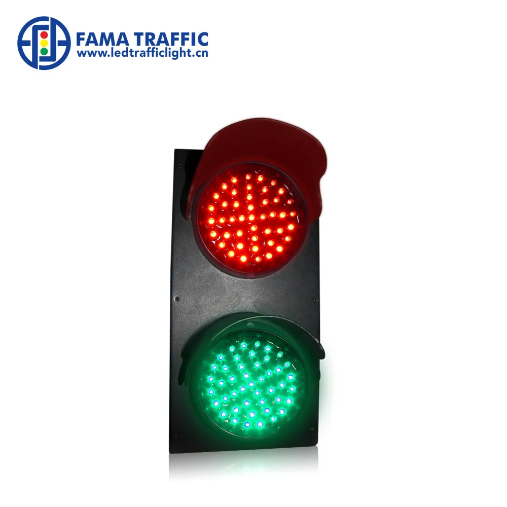 100mm Diameter Red Green LED Semaphore for Indoor Outdoor Parking Lot