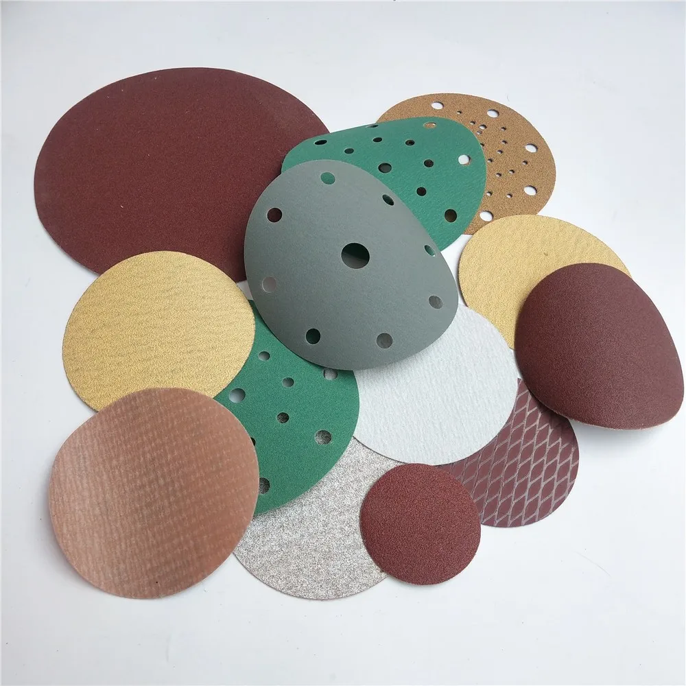 Round Abrasive Sanding Disc Sand Paper Backing Disc For Polishing Buy