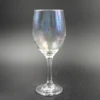 Colored 13oz stocked ecofriendly wholesale Machine blown liquid luster red Wine glass