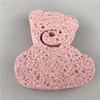 Cartoon animals shape bath sponge puff wholesale absorbent body cleaning shower sponge for kids
