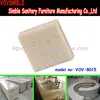 Black Artificial Compound Marble Stone Panel For Led Lighting Bar Counter