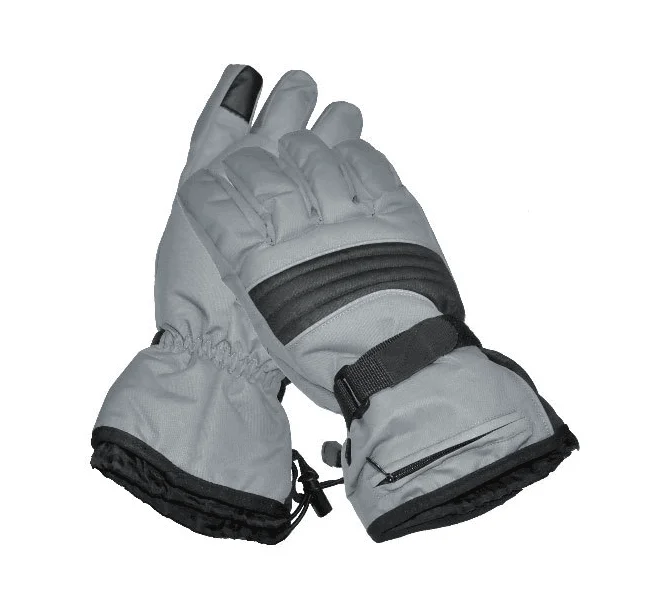 ถุงมือสโนว์บอร์ดผู้หญิงสีขาวพร้อมผ้าระบายอากาศ,ถุงมือใส่เมมเบรนกันน้ำ