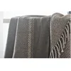 BLUE PHOENIX super soft fashion stripe 100% yak hair weighted throw blanket