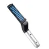 Men electric straightener brush ceramic comb for hair beard