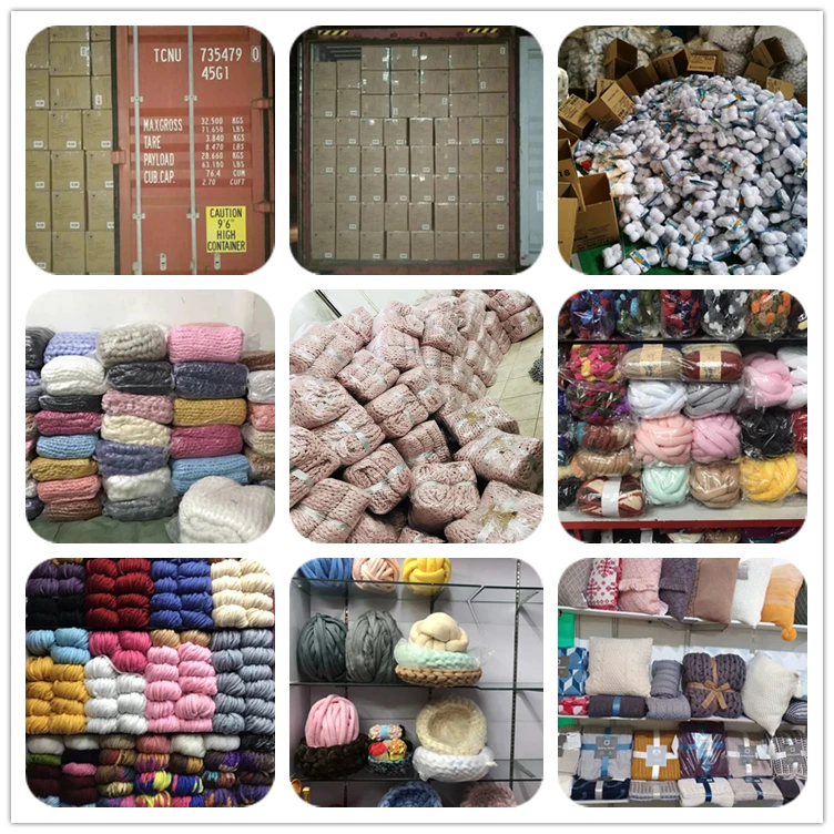 Merino Wool Super Chunky Yarn Bulky Roving Yarn For Finger Knitting