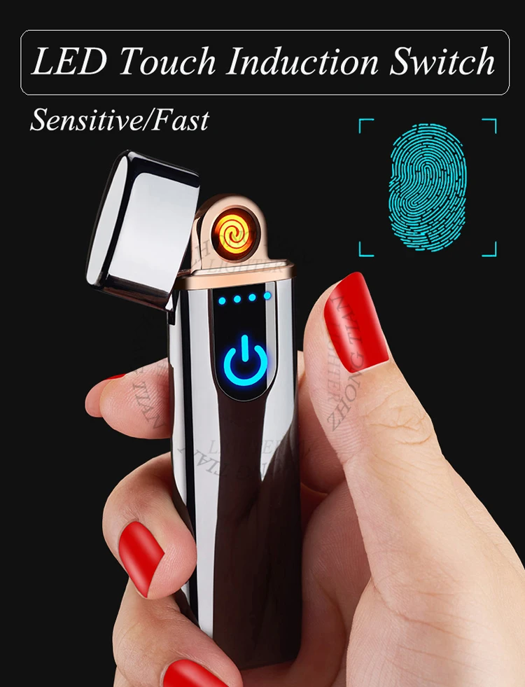 Wholesale Thin Replacement Electric Coil Lighter For Cigarette Metal