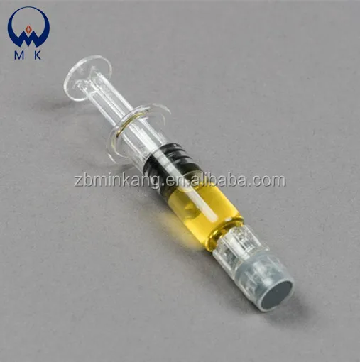 Best Price 1ml Thc Oil Glass Syringe With Luer Lock