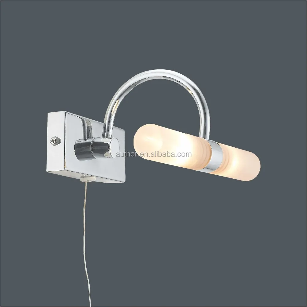 Decorative Indoor IP44 Bathroom Wall Lamp with Pull Cord Switch