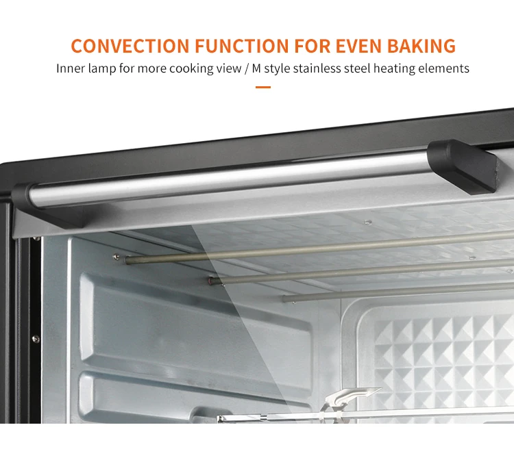 Counter Top 53l 200w Multifunction Electric Baking Oven Electric Home