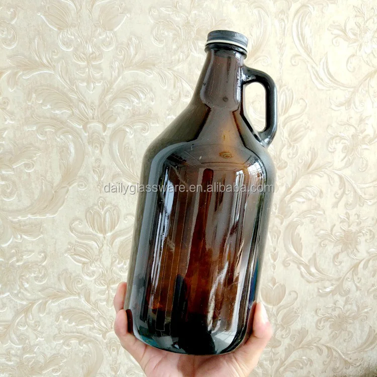 64oz 1/2 Gallon Glass Jug Moonshine Beer Wine White Lightening Home
