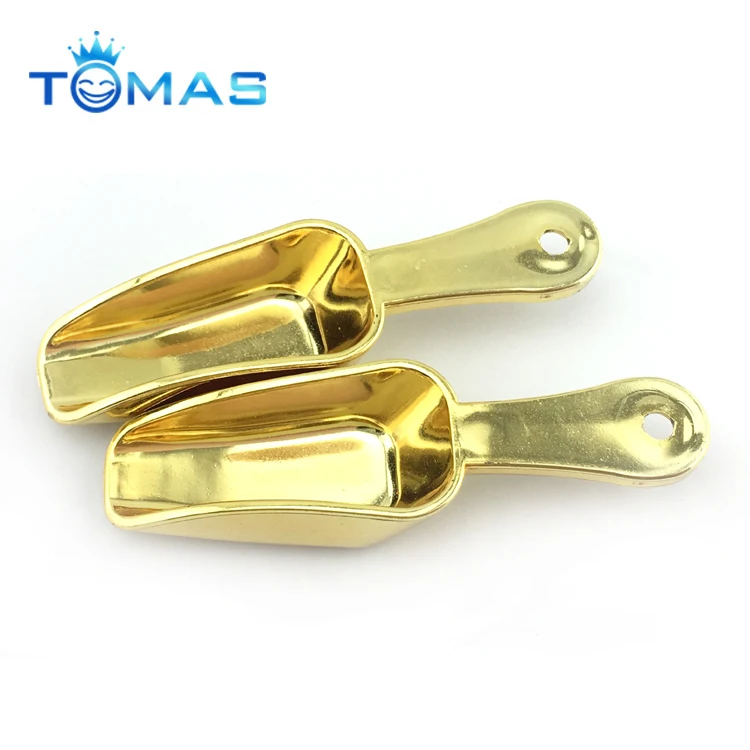 Coffee Scoop Tea Measuring Scoop Gold Plastic Spoon Wholesale Scoops