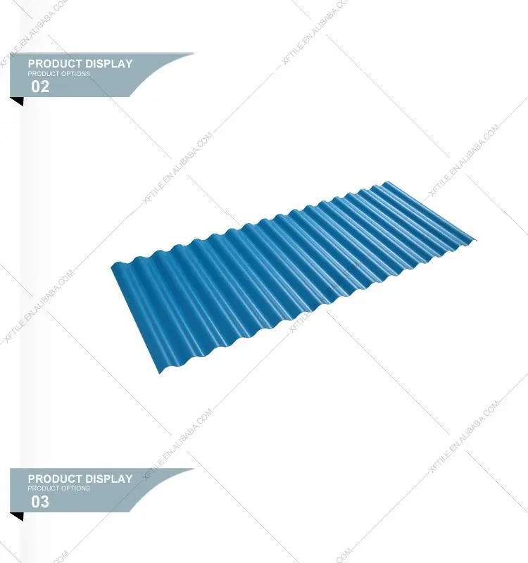 China Manufacture ISO Certificate Antique Chinese Roof Tiles 4 Layers Plastic Ridge Tile For Roof Corrugated PVC Roofing Sheet