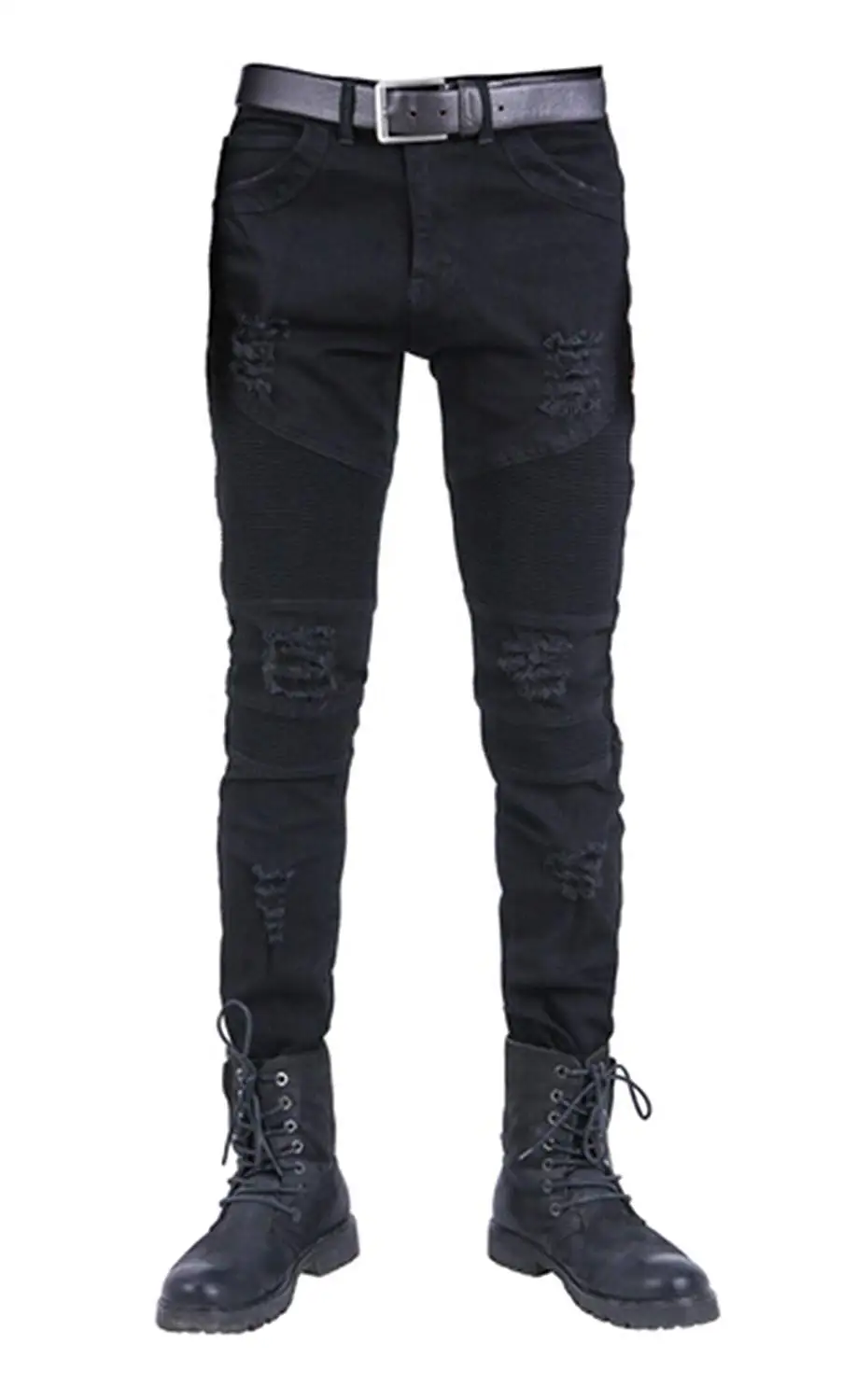 Spirio Men Winter Vintage Loose Plus Size Harem Pants Jeans Denim Pants