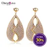 2016 Zircon Jewellery Elegant Party Pick Micro Pave Setting CZ Quality Drop Earrings