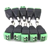5.5*2.1mm Male female dc barrel Jack Connector 12v 48v Plug for CCTV Camera