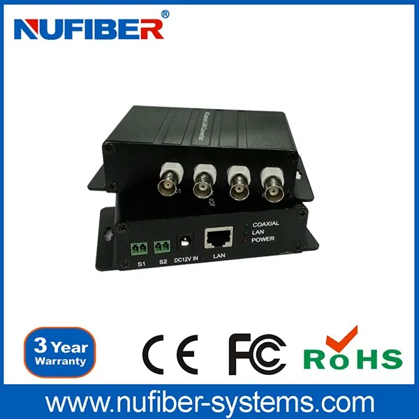 Good Price Ip To Analog Converter Bnc To Rj45 Converter Ip Over Coaxial
