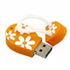 Custom 3D Silicon Beach Slippers Fancy Usb Flash Drive 8Gb Promotion Gift Pendrive 256Gb 64 Gb Usb Disk Pendrive Thumbdrive