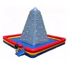 Commercial outdoor sport game rock inflatable climbing wall for kids