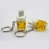 High quality Keychain Crystal Custom logo USB Flash Drive USB Stick