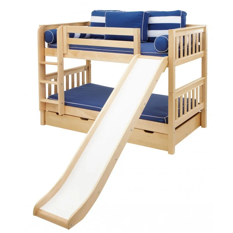 children bed with slide